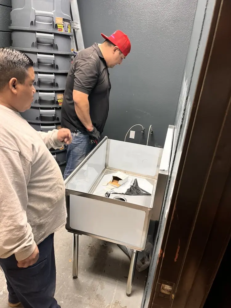 Commercial plumbing and sink installation in Spring Lake