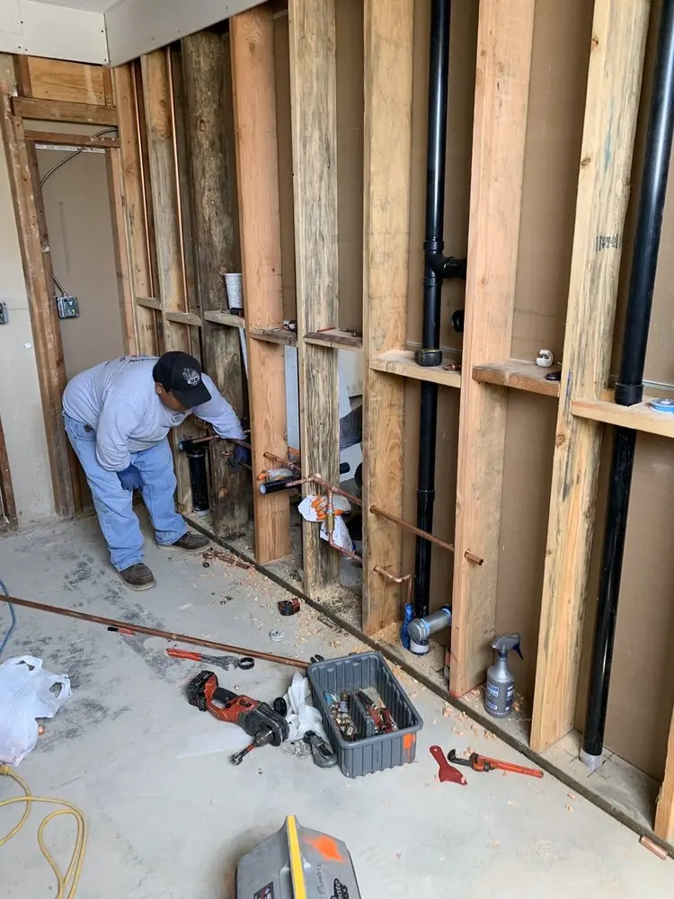 Commercial rough-in plumbing for Commercial Plumbing in Spring Lake